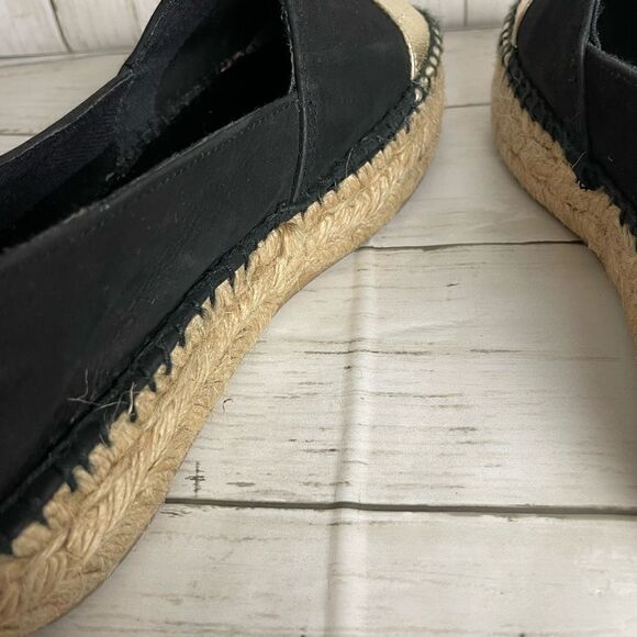 Atelier Costa Gold And Black Espadrille- Handmade In Spain Size 37 or 5.5 - Picture 11 of 14